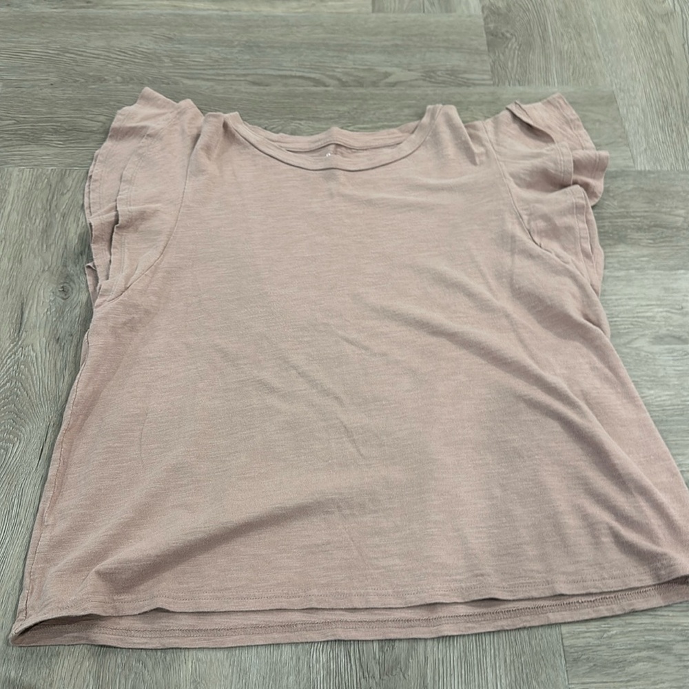 GAP Women's Light Pink Short Sleeve Tee